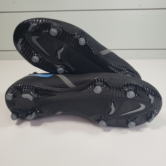 Nike Junior Phantom GT2 Club DC0813-004 Soccer Cleats Black Blue Size 5 Youth - Picture 5 of 6